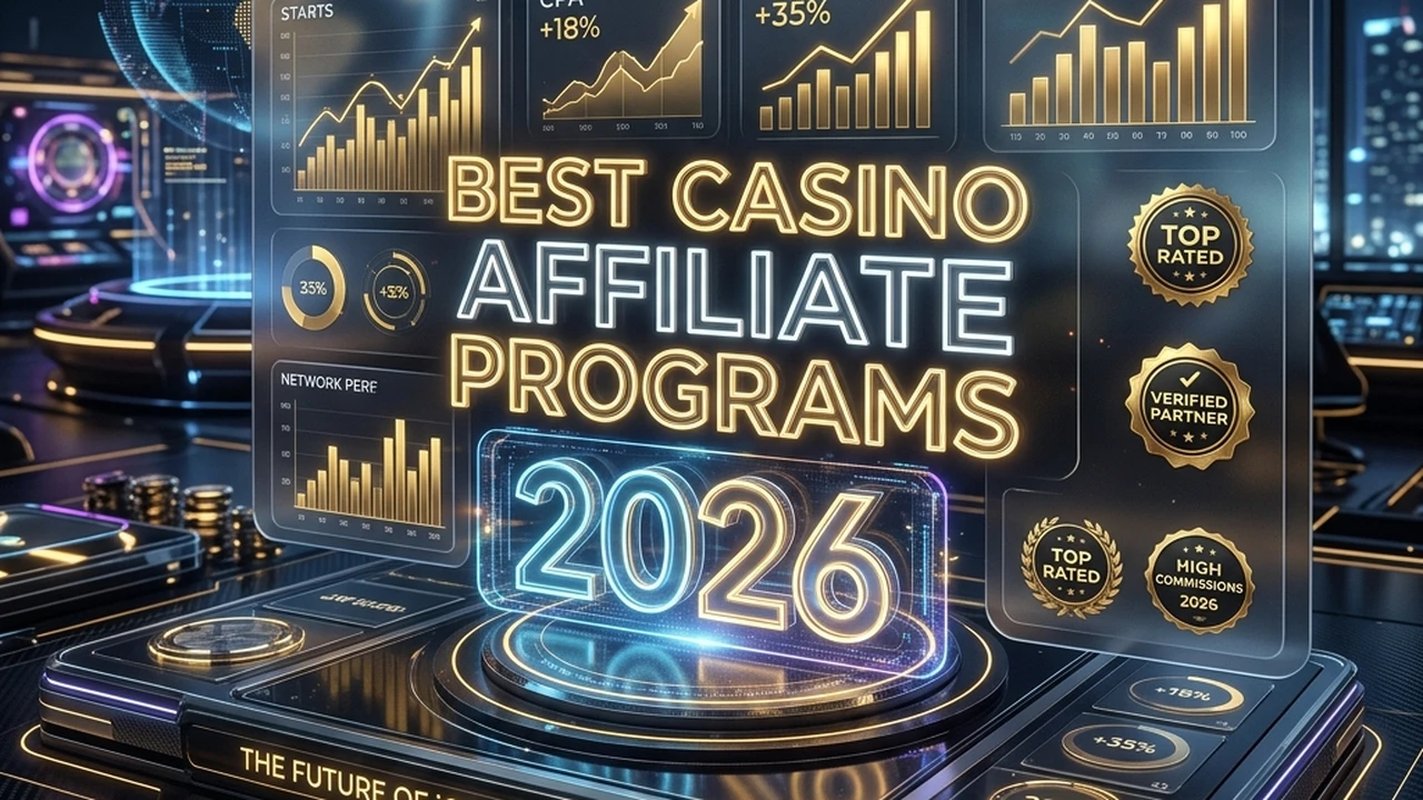 Beste Casino-affiliateprogrammer 2026: Satser, Anmeldelser og Røde Flagg